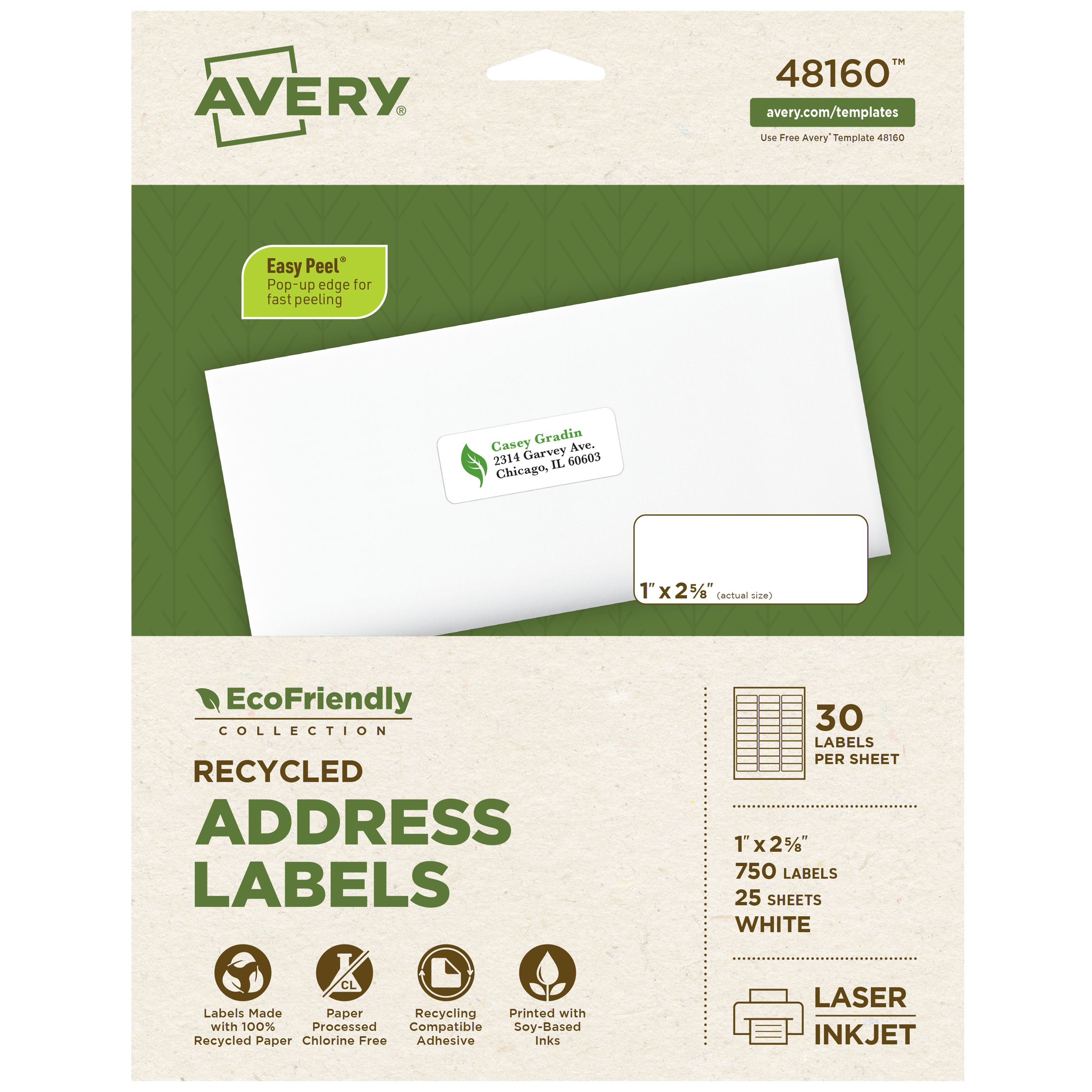 EcoFriendly Address Labels, 1